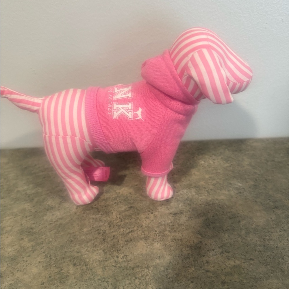 PINK Victoria's Secret Pink and White Striped Footies